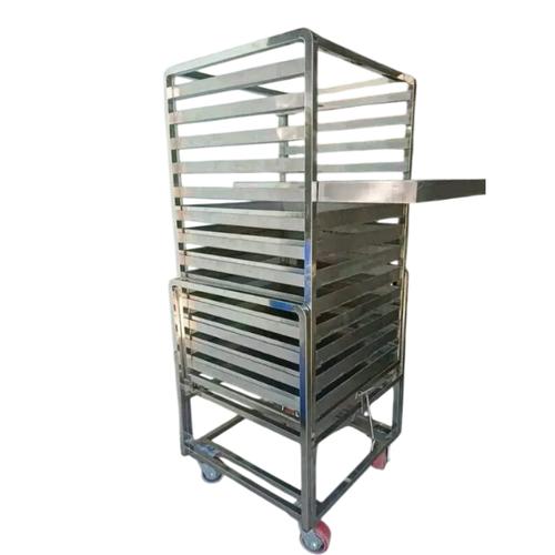 Stainless Steel Bakery Storage Trolley