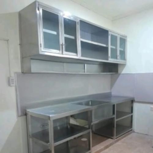 Stainless Steel Wall Cabinet & Sink Workstation