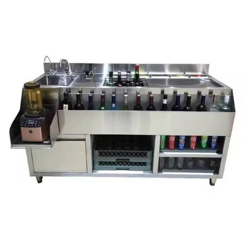 Stainless Steel Cocktail Bar Station