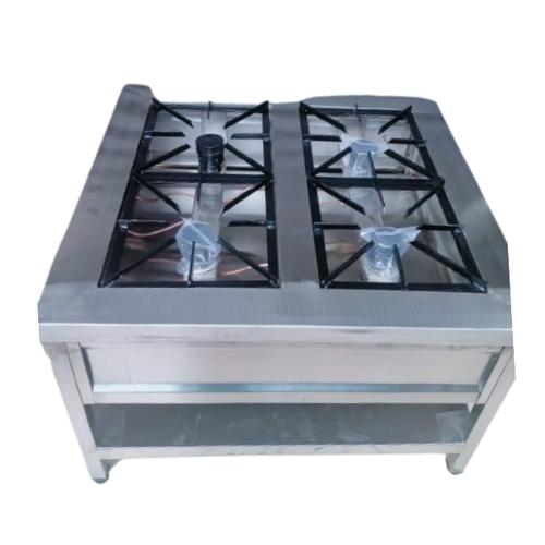 Square Four Burner Gas Cooker